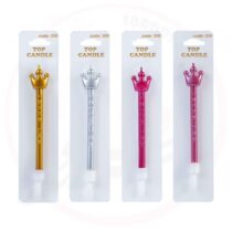 شمع مدادی تکی تاجدار کد 200