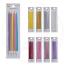 شمع 4تایی بلند متالیک کد 980