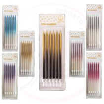 شمع 6تایی بلند گرادیان کد 935