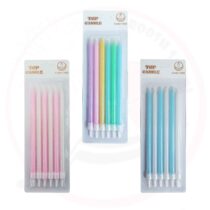 شمع 6تایی بلند پاستیلی کد 925