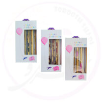 شمع 6تایی رویال ورق طلا